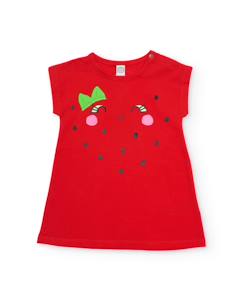 Bébé-Robe, jupe-Robe fille en maille avec détails brodés