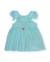 Robe fille en tissu avec col en crochet Bleu 2 - vertbaudet enfant 