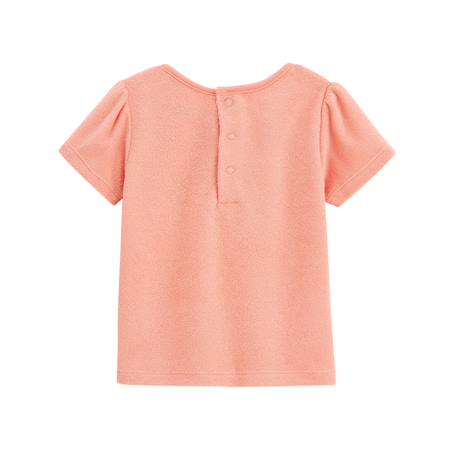 Ensemble enfant t-shirt et short en éponge honfleur Corail 5 - vertbaudet enfant 
