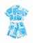 Ensemble pour fille en toile avec motif tropical Blanc 2 - vertbaudet enfant 