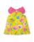 Robe fille en maille avec col pétale Jaune 2 - vertbaudet enfant 