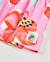 Robe fille en maille avec imprimé grandes fleurs Rose 3 - vertbaudet enfant 
