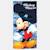 Serviette enfant imprimée mickey Bleu 1 - vertbaudet enfant 