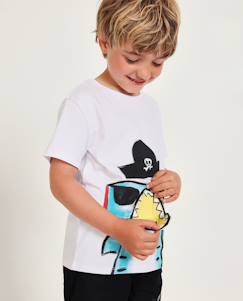 Garçon-T-shirt, polo, sous-pull-T-shirt en maille pour garçon d’inspiration pirate