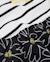 Robe en maille pour fille à rayures Noir 4 - vertbaudet enfant 