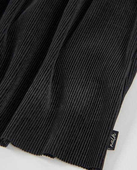 Robe fille en maille avec applications brillantes Noir 6 - vertbaudet enfant 