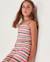 Top fille en maille avec imprimé zigzag Rose 1 - vertbaudet enfant 