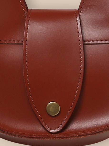 Sac écureuil en cuir Cognac 2 - vertbaudet enfant 