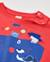 T-shirt garçon en maille avec imprimé baleine Rouge 4 - vertbaudet enfant 