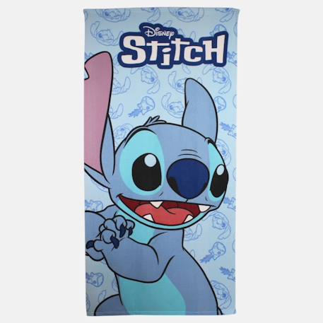 Serviette polyester enfant à motif lilo & stitch Bleu 1 - vertbaudet enfant 