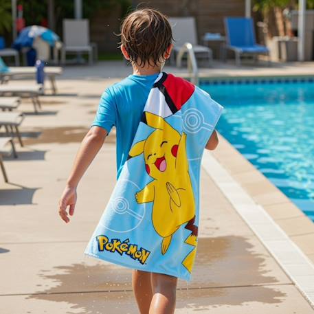 Serviette de plage garçon pokemon Bleu 2 - vertbaudet enfant 