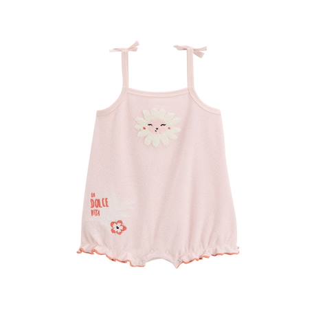 Barboteuse bébé en éponge saona Rose 2 - vertbaudet enfant 