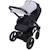 Pare-soleil universel poussette et siège auto uv upf50+ plumes Blanc 5 - vertbaudet enfant 