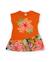 Robe fille en maille avec détail texturé Orange 1 - vertbaudet enfant 