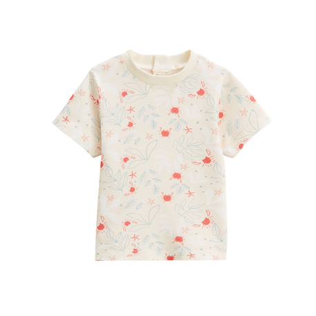 Ensemble salopette bébé en éponge et t-shirt cayo coco Bleu 6 - vertbaudet enfant 