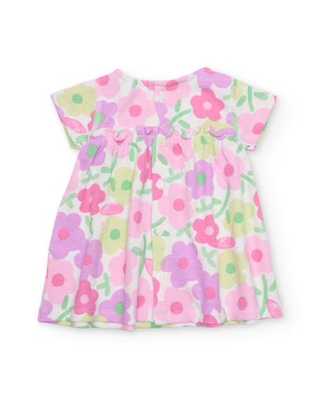 Robe en tricot bébé avec bloomer et imprimé floral Rose 3 - vertbaudet enfant 