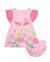 Robe en tricot avec bloomer pour bébé avec motif libellule Rose 1 - vertbaudet enfant 