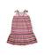 Robe fille en maille à bretelles avec nœuds Rose 2 - vertbaudet enfant 