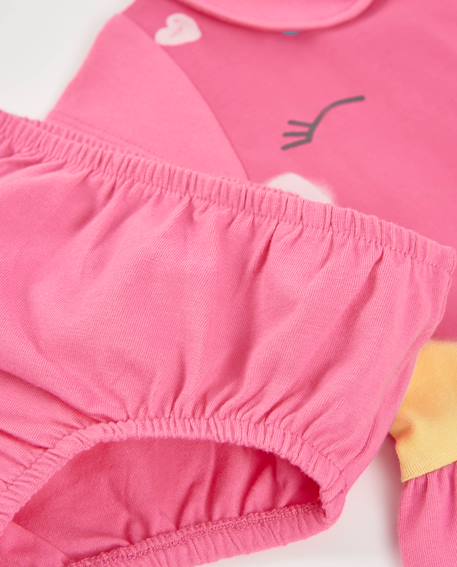 Robe en tricot pour bébé avec bloomer Rose 6 - vertbaudet enfant 