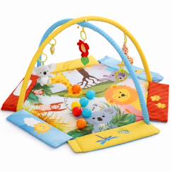 Jouet-Premier âge-Tapis d'éveil bébé piscine à balles pliable jungle palenquo