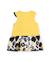 Robe en maille pour fille avec détail à l’épaule Jaune 2 - vertbaudet enfant 
