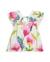 Robe pour fille en toile avec encolure croisée Blanc 2 - vertbaudet enfant 