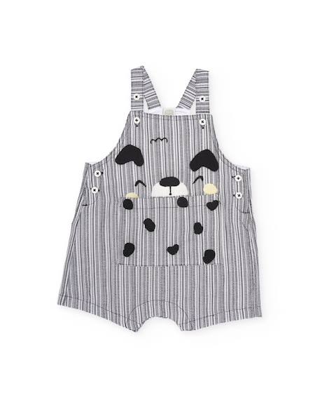 Ensemble en tricot pour bébé à rayures Gris 5 - vertbaudet enfant 