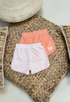 Lot de 2 shorts enfant en éponge honfleur  - vertbaudet enfant