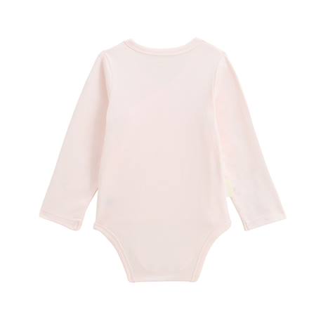 Lot de 5 bodies bébé manches longues ouverture croisée louison Rose 5 - vertbaudet enfant 