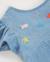Robe pour fille en tissu en denim doux Bleu 4 - vertbaudet enfant 
