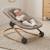 Pack chaise haute et transat évolutif shady grey Pure white, blanc+Shady gray, gris 9 - vertbaudet enfant 