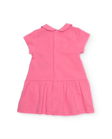 Robe en tricot pour bébé avec bloomer Rose 3 - vertbaudet enfant 