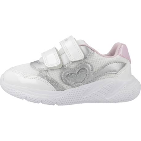 Basket fille modèle b sprintye girl Blanc c0007+Rose c0514 2 - vertbaudet enfant 