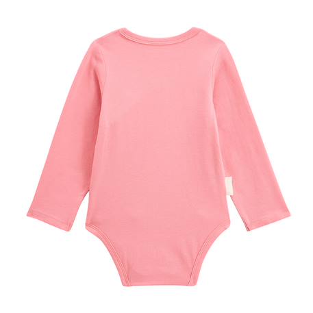 Lot de 5 bodies bébé manches longues ouverture croisée louison Rose 6 - vertbaudet enfant 