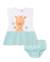 Robe bébé avec bloomer avec motif girafes Blanc 1 - vertbaudet enfant 