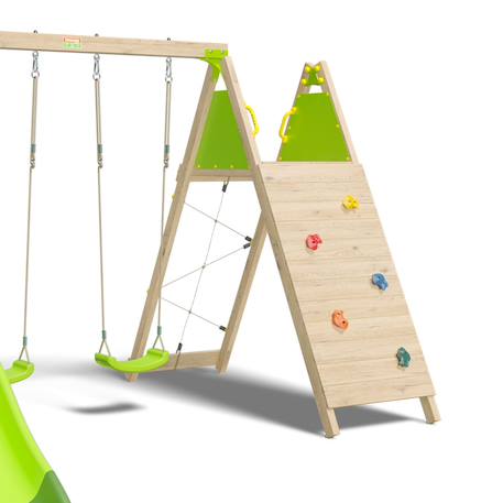 Aire de jeux 2,20 m olympia xperience - 9 enfants Bois 4 - vertbaudet enfant 
