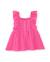Robe fille en tissu avec broderie sur le devant Rose 2 - vertbaudet enfant 