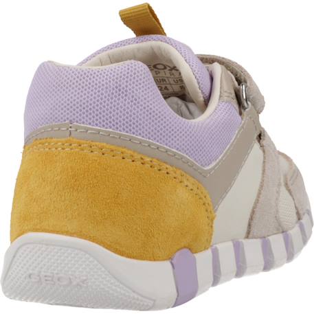Basket fille modèle b iupidoo Beige c0265+Violet c8q1z 3 - vertbaudet enfant 