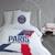 Parure de lit imprimée 100% coton, psg tour Blanc 1 - vertbaudet enfant 