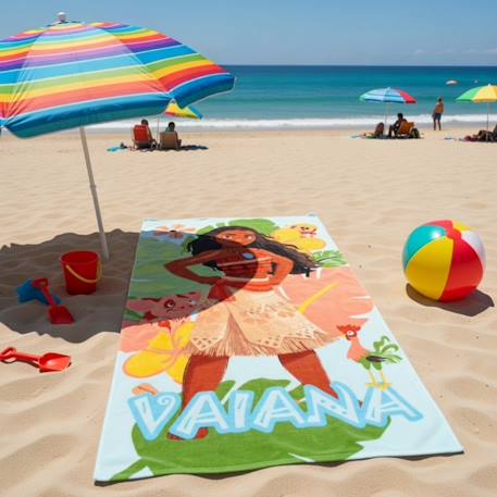 Serviette de plage fille vaiana Vert 2 - vertbaudet enfant 