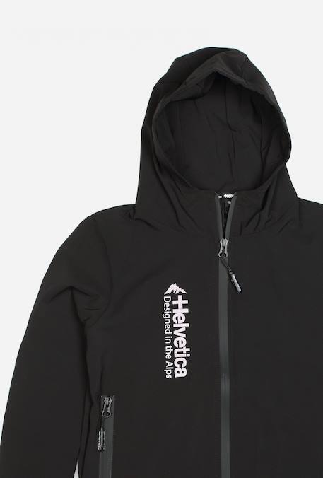 Veste zippé à capuche Noir 3 - vertbaudet enfant 