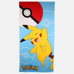 Linge de maison et décoration-Serviette de plage garçon pokemon