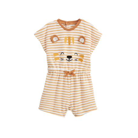 Combishort bébé en éponge mio Orange 2 - vertbaudet enfant 