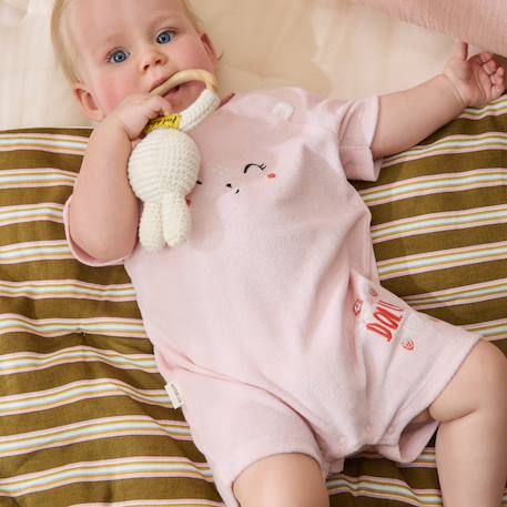 Barboteuse bébé en éponge saona Rose 5 - vertbaudet enfant 