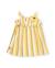 Robe en maille pour fille avec applique florale Jaune 1 - vertbaudet enfant 