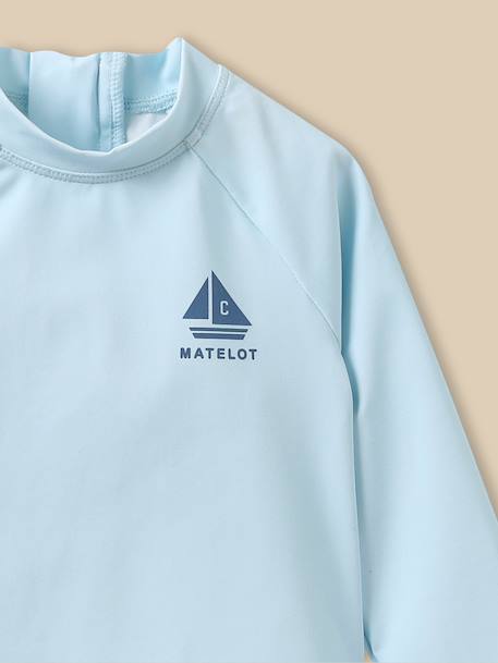 T-shirt anti-uv bébé Bleu pastel 2 - vertbaudet enfant 