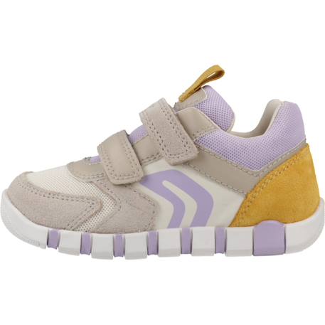 Basket fille modèle b iupidoo Beige c0265+Violet c8q1z 2 - vertbaudet enfant 