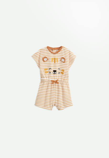 Bébé-Salopette, combinaison-Combishort bébé en éponge mio
