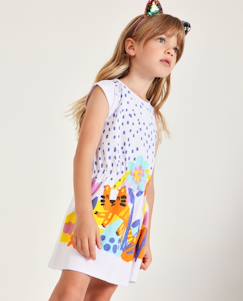 Bébé-Robe, jupe-Robe pour fille en maille avec taille élastique