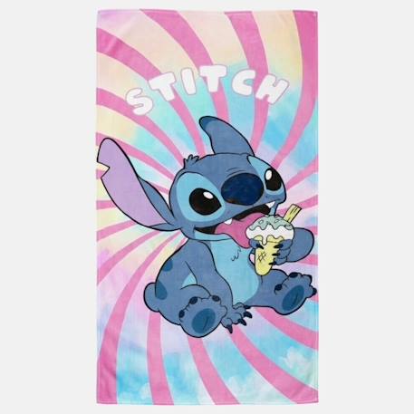 Serviette de plage enfant lilo & stitch Rose 1 - vertbaudet enfant 